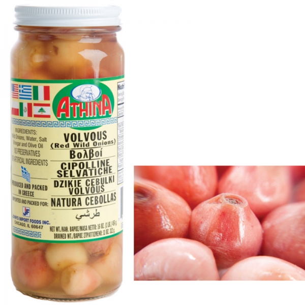 RED WILD ONIONS, GREEK