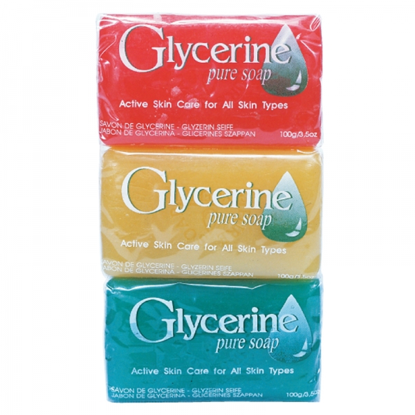 GLYCERINE SOAP RED-YELLOW PAPOUTSANIS, FROM GREECE