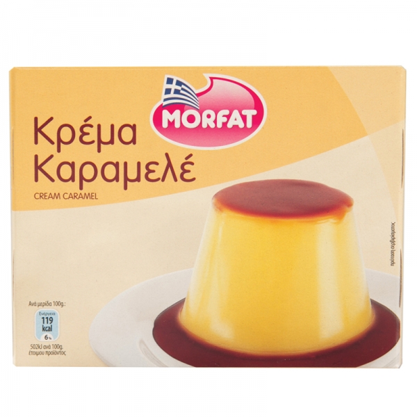 CREAM CARAMELE, GREEK