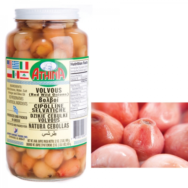 RED WILD ONIONS, GREEK