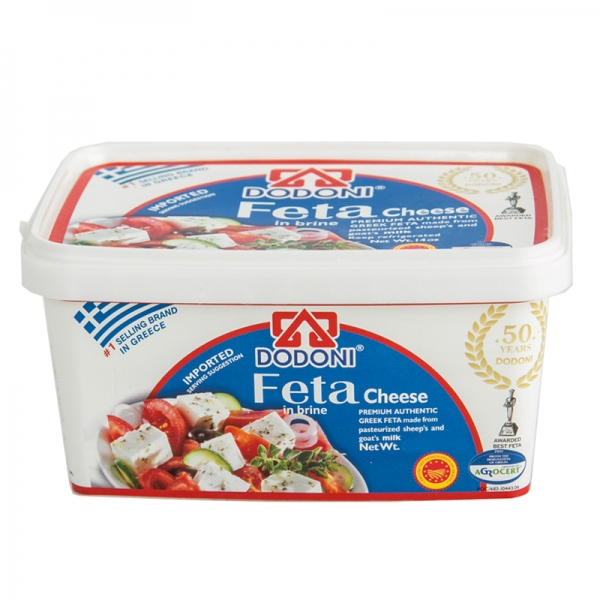DODONIS GREEK FETA CHEESE, IN BRINE