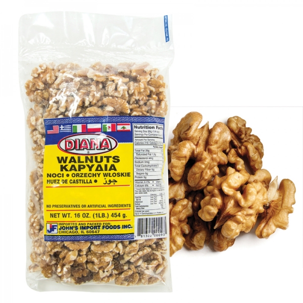 WALNUTS HALF LIGHT PIECES KERNELS