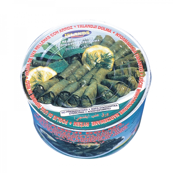 DOLMADES (STUFFED GRAPE LEAVES WITH RICE)