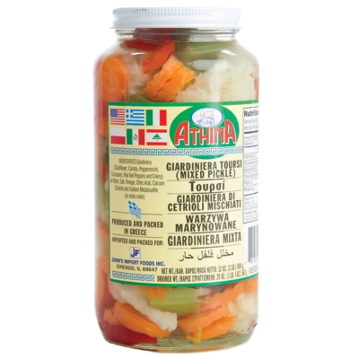 GIARDINIERA TOURSI (MIXED PICKLE), GREEK