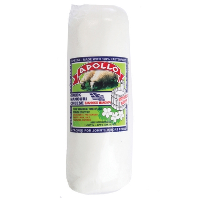 APOLLO GREEK MANOURI CHEESE, Small Head, 100% SHEEP’S MILK