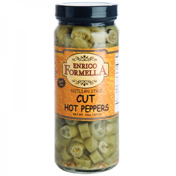 CUT HOT PEPPERS ITALIAN STYLE