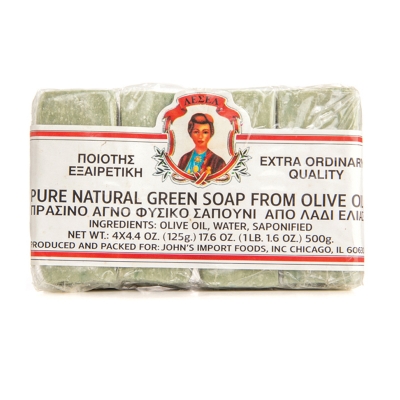 GREEN SOAP, 100% OLIVE OIL, GREEK