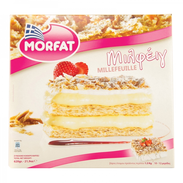 TOURTA (CAKE) MILLEFEUILLES, GREEK