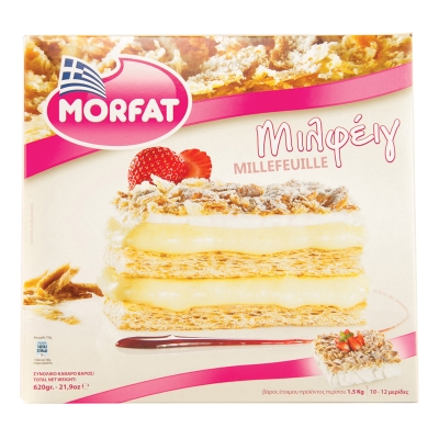 TOURTA (CAKE) MILLEFEUILLES, GREEK