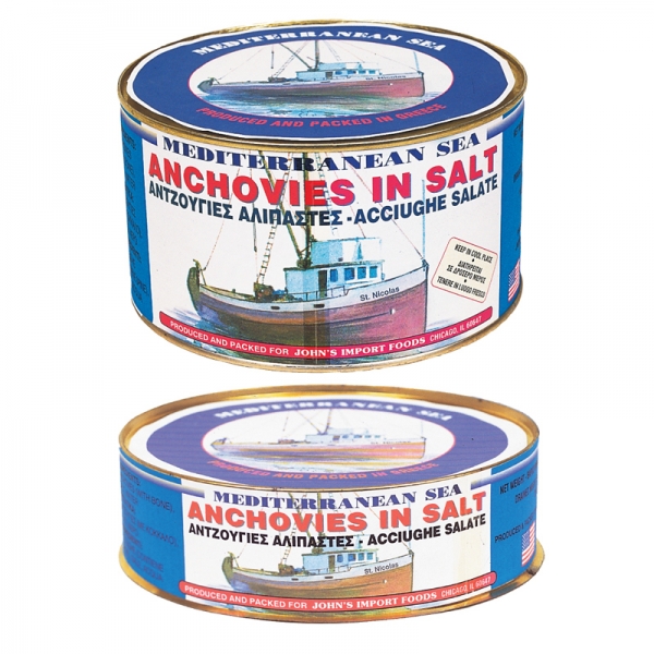 ANCHOVIES IN SALT, GREEK