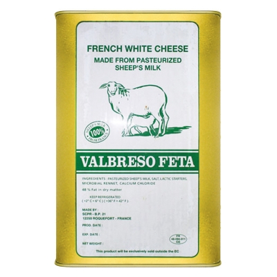 FRENCH FETA CHEESE, IN BRINE