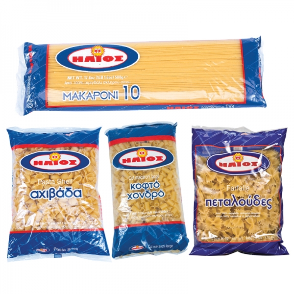 GREEK PASTA, SPAGHETTINI, AHIVADES, BUTTERFLYS, KOFTO HONDRO