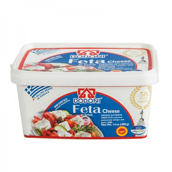 DODONIS GREEK FETA CHEESE, IN BRINE