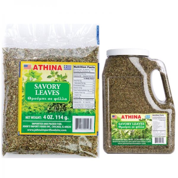 SAVORY LEAVES, GREEK