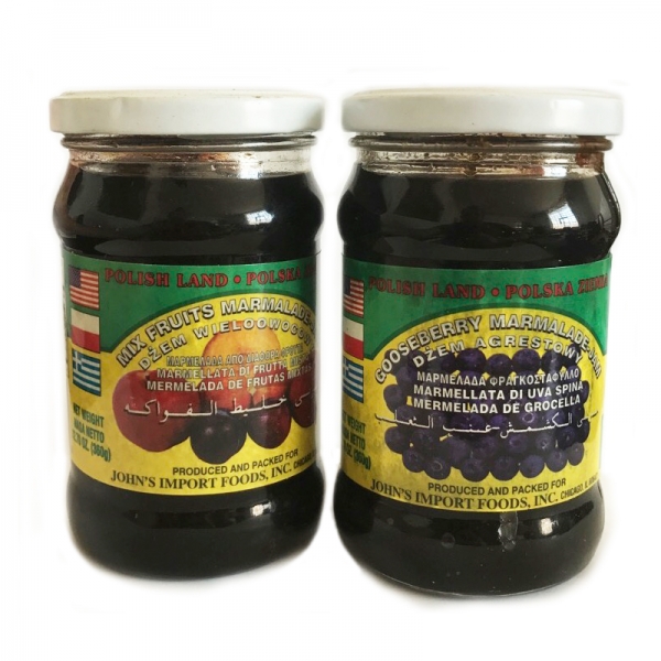 MIX FRUITS, GOOSEBERRY MARMALADE-JAM